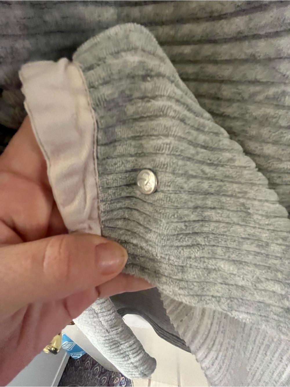 Zella Cozy Ribbed Turtleneck Sweater - Light Gray - Picture 6 of 7